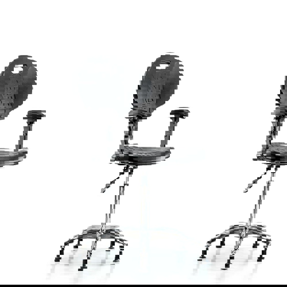 Task Chair: Polyurethane, Black